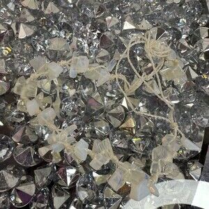 Opalescent Chip Bracelet- Milky White Iridescent Beads